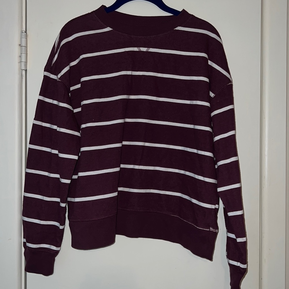 Maroon long sleeve shirt